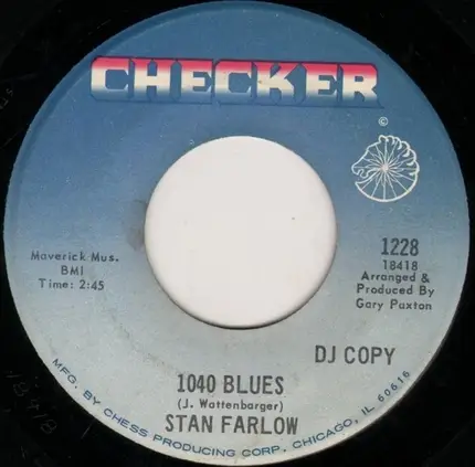 Stan Farlow - Hot Wheels / 1040 Blues