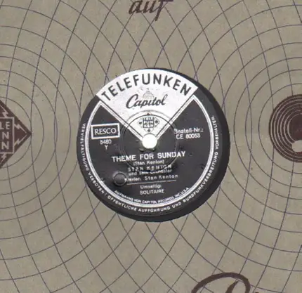Stan Kenton - Theme For Sunday/ Solitaire
