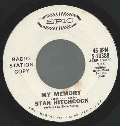 Stan Hitchcock - Honey, I´m Home / Slip-Up And She´ll Slip Away