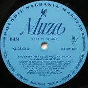 LP - Stanisław Grzesiuk - Piosenki Warszawskiej Ulicy - Mono