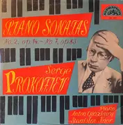 LP - Stanislav Knor , Anton Ginsburg - Prokofiev Piano Sonatas n°2 op.14 & n°7 op.83 - Off White Labels w/ Red Font