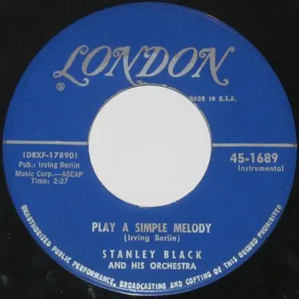 Stanley Black & His Orchestra - Starlight Serenade / Play A Simple Melody