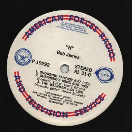 Stanley Clarke / Bob James - Rocks, Pebbles And Sand / H