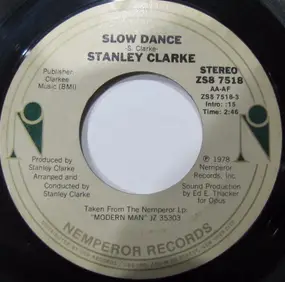 Stanley Clarke - Slow Dance / Rock 'N' Roll Jelly