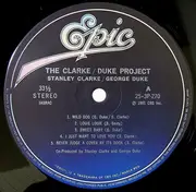 LP - Stanley Clarke/George Duke - The Clarke / Duke Project - OBI + Insert
