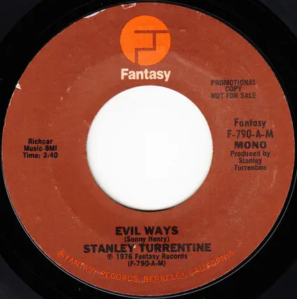Stanley Turrentine - Evil Ways