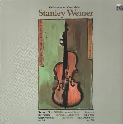 Stanley Weiner - Konzert Nr. 4 für Violine und Orchester op.54 / .. (Stulen)