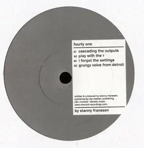 Stanny Franssen - I forgot the settings