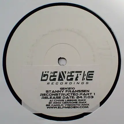 Stanny Franssen - Reconstructed Part 1