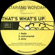 12inch Vinyl Single - Starang Wonduh - That's What's Up / The Game