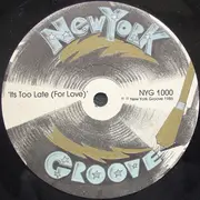 12inch Vinyl Single - Stardom Groove Featuring Tonya Wynne - It's Too Late (For Love)