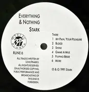 LP - Stark - Everything & Nothing - Insert incl.