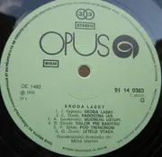 LP - Starobrněnská 12° Diriguje Miloš Machek - Škoda Lásky / Rosamunde