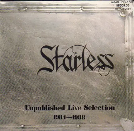 Starless - Unpublished Live Selections 1984-1988
