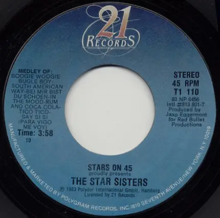 Stars On 45 Presents The Star Sisters - Medley