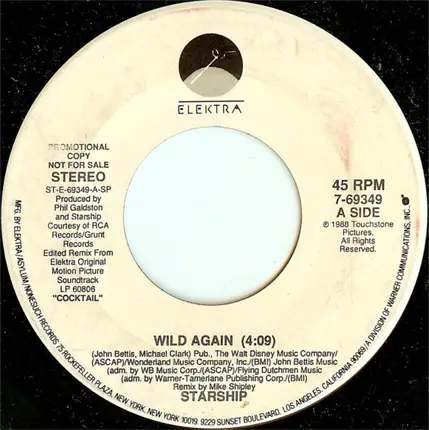 Starship - Wild Again