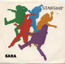 7inch Vinyl Single - Starship - Sara - Blue Clear