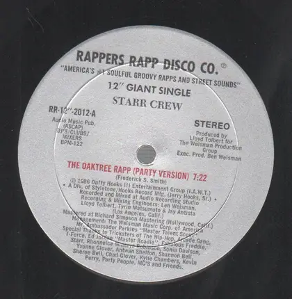 Starr Crew - The Oaktree Rapp