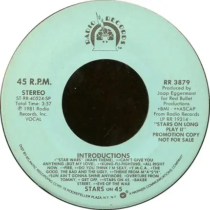 Stars On 45 - Introductions