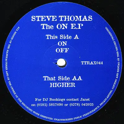 Steve Thomas - The On E.P