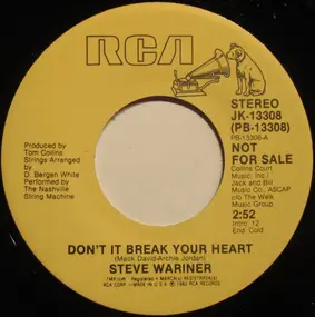 Steve Wariner - Don't It Break Your Heart / We'll Never Know