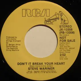 Steve Wariner - Don't It Break Your Heart / We'll Never Know