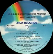 LP - Steve Wariner - One Good Night Deserves Another