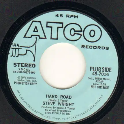 Steve Wright - Hard Road