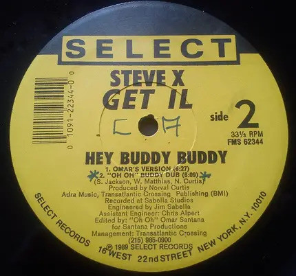 Steve X Get Il - Hey Buddy Buddy