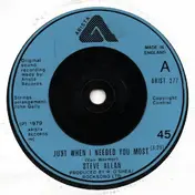 Steve Allan - Just When I Needed You Most