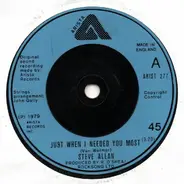 Steve Allan - Just When I Needed You Most