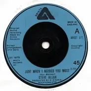 Steve Allan - Just When I Needed You Most