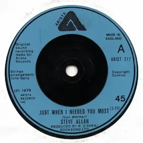 Steve Allan - Just When I Needed You Most