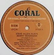LP - Steve Allen - Steve Allen Plays Benny Goodman - Mono