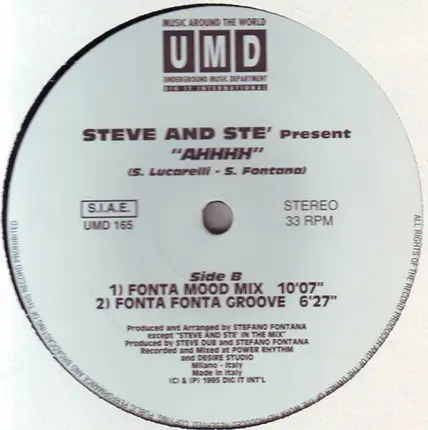 Steve and Ste' Preesnts - Ahhhh