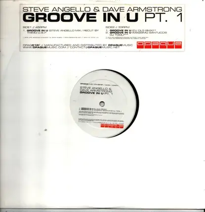 Steve Angello & Dave Armstrong - Groove In You