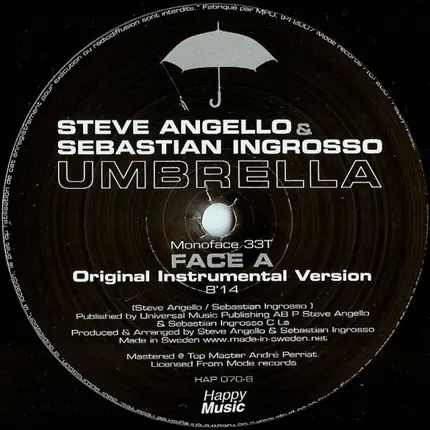 Steve Angello & Sebastian Ingrosso - Umbrella