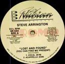 12inch Vinyl Single - Steve Arrington - Lost And Found (You Can Find Me Present)