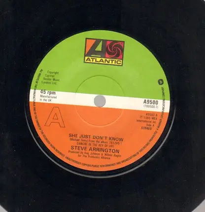 Steve Arrington - She Just Don't Know