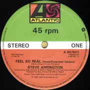 12inch Vinyl Single - Steve Arrington - Feel So Real (Vocal/Extended Version) - PRS Ltd. Pressing