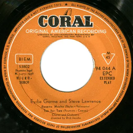 Steve & Eydie - Besame Mucho