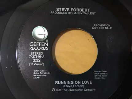 Steve Forbert - Running On Love