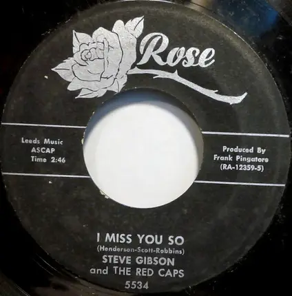Steve Gibson and the Red Caps - Bless You / I Miss You So