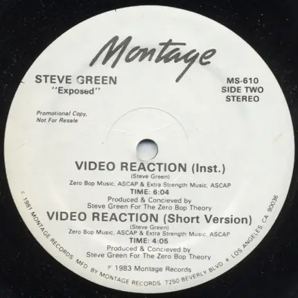 Steve Green - Video Reaction