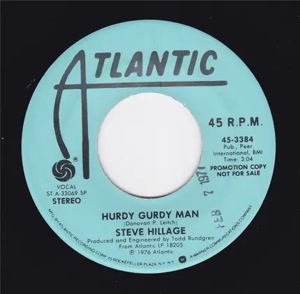 Steve Hillage - Hurdy Gurdy Man