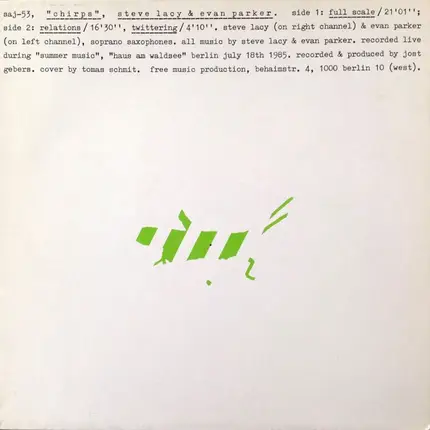Steve Lacy & Evan Parker - Chirps