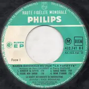 7inch Vinyl Single - Steve Laurent Et Pierre Duclos - Bande Originale Du Film 'La Fayette' - EP, Mono