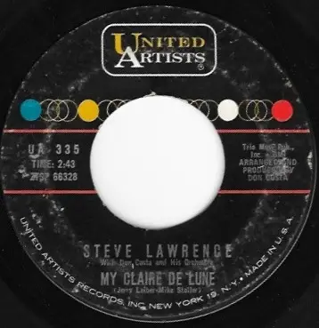 Steve Lawrence - My Claire De Lune
