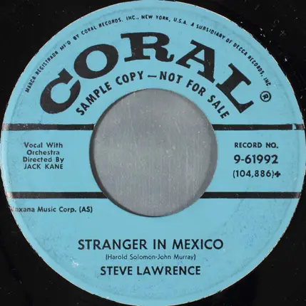 Steve Lawrence - Those Nights At The Round Table