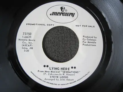 Steve Leeds - Lying Here * Alleluia